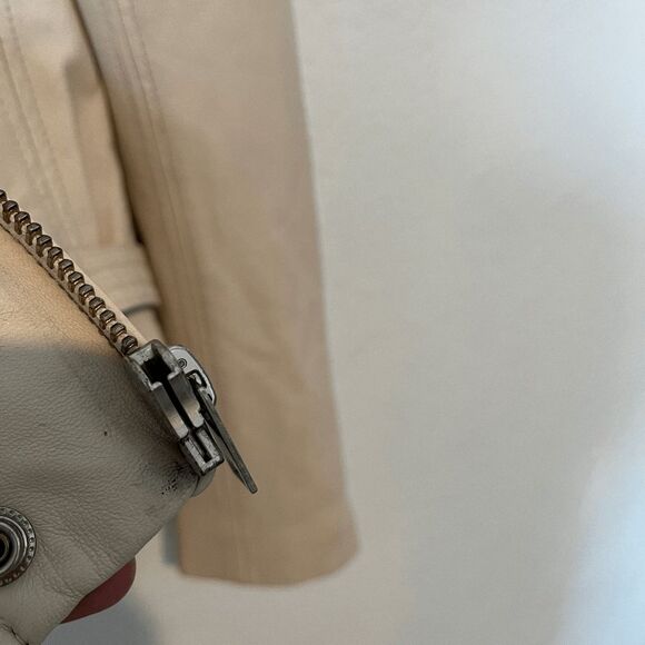 IRO Han Lamb Leather Motorcycle Zip-Up Jacket Women's Size 40 US 8 - Picture 12 of 16